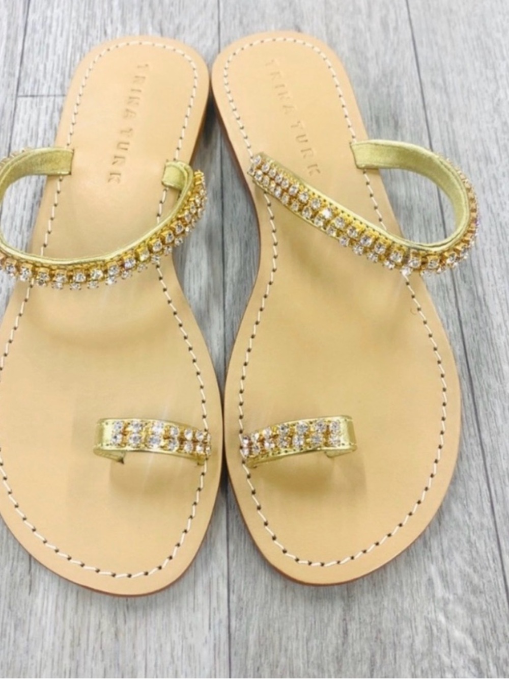 Trina Turk Oasis Sandal in Gold
👡🩵🥂 - Picture 4 of 5